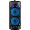 Kompiuterio kolonėlės Defender Nešiojama kolonėlė CRASHBOOM Bluetooth 16W MP3/FM/SD/USB/AUX/TWS/LED/MIC/LCD KARAOKE juoda + mikrofon + pilot