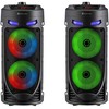 Kompiuterio kolonėlės Defender Nešiojama kolonėlė CRASHBOOM Bluetooth 16W MP3/FM/SD/USB/AUX/TWS/LED/MIC/LCD KARAOKE juoda + mikrofon + pilot