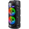 Kompiuterio kolonėlės Defender Nešiojama kolonėlė CRASHBOOM Bluetooth 16W MP3/FM/SD/USB/AUX/TWS/LED/MIC/LCD KARAOKE juoda + mikrofon + pilot
