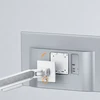 Laikiklis Powerton ERGO MONOA Regulowany uchwyt na monitorius, balta, 2-20KG, zacisk, 17"- 49", 75x75/100x100