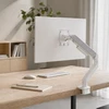 Laikiklis Powerton ERGO MONOA Regulowany uchwyt na monitorius, balta, 2-20KG, zacisk, 17"- 49", 75x75/100x100
