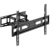 Neutralle Reguliuojamas laikiklis LPA78-466, 37"-80", maks. 40 kg, 100x100 - 600x400 mm VESA, 67-355 mm, juodas