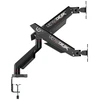 Laikiklis ULTRADESK SWORD Double Regulowany uchwyt na 2 monitory, juoda, 2x12KG, 17"-40"