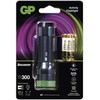 GP Battery LED žibintuvėlis, 3xAAA, metalinis, juodas, 300lm, C32