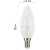 CLASSIC LED lemputė EMOS Lighting E14, 220-240V, 4.2W, 470lm, 2700k, šiltai balta, 30000h, klasikinė žvakė 102x35x35mm-3vnt. pakuotė