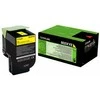 Lexmark 80C2XYE (802XY) Toneris cartridge, Geltona, 4000 pages