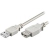 Neutralle Logo Przedłużacz USB (2.0), USB A M - USB A F, 5m, pilka, blister, EOL