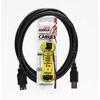 Logo USB ilgintuvas (2.0), USB A M - USB A F, 3m, juoda