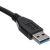 USB prailginimo kabelis su logotipu (3.0), USB A M - USB A F, 1.8m, juodas, lizdinė plokštelė, EOL