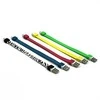 Logo USB kabelis (2.0), USB A M - microUSB (M), 0.25m, geltona, blister, na nadgarstek, EOL