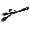 Logotipas USB laidas (2.0), USB A M - miniUSB (M), 0,3m, juoda, fotoaparato dirželis, EOL
