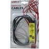 Logo USB kabelis (2.0), USB A M - miniUSB (M), 1.8m, juoda, blister