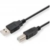 Logo USB kabelis (2.0), USB A M - USB B (M), 5m, juoda, blister