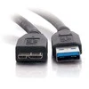 USB kabelis Logo USB-A - mikroUSB 2 m Juoda