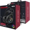 MARVO H8326 Akari 30 RBG Laidinės žaidimų ausinės | USB | 3.5 mm | Juoda