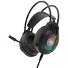 MARVO H8326 Akari 30 RBG Laidinės žaidimų ausinės | USB | 3.5 mm | Juoda