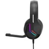 MARVO H8618 BK Tactic 40 RGB Laidinės žaidimų ausinės | USB | Juodos