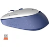 Meetion R571 Bevielė pelė, balta ir-mėlyna, 1600DPI