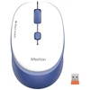 Meetion R571 Bevielė pelė, balta ir-mėlyna, 1600DPI