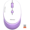 Meetion R571 Bevielė pelė, balta ir-violetinė, 1600DPI