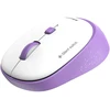 Meetion R571 Bevielė pelė, balta ir-violetinė, 1600DPI