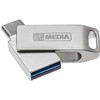 ‎Unbekannt „MyMedia MyDual USB 3.2 Gen 1“, 64 GB, 69270, sidabras, 69270, USB A / USB C, su pasukamu dangteliu