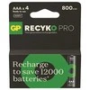None Charging item GP. AAA. 800 mAh. 4 pcs
