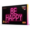 TelForceone Neon PLEXI LED BE HAPPY rožinė NNE10 Neolia