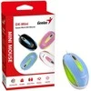 Genius Pelė DX-Mini pelė, 1000DPI, optinė, 3 klasė, laidinis USB, mėlynas, klasikinis, RGB apšvietimas