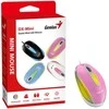 Genius Pelė DX-Mini pelė, 1000DPI, optinė, 3 klasė, laidinis USB, rožinė, klasikinė, RGB apšvietimas