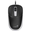 Genius DX-123 Pelė su laidu, juoda-pilka, 1200DPI, USB-C