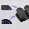 Powerton ERGO STEPPER ergonomiškas kojų atramos pagrindas, juodas