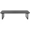 Laikiklis Powerton Monitoriaus pagrindas, lengvas montavimas, vieta klaviatūrai, juoda, metalinė / MDf plokštė, 20 kg keliamoji galia, Powerton, ergo