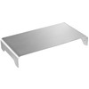 Laikiklis Powerton pagrindas pagal monitoriaus, modernus minimalistinio dizaino, sidabro, aliuminio, 10 kg apkrovos pajėgumas, Powerton, ergo