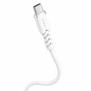 Powerton ENERGY Baltas EDITION Kabelis USB-C, 100W, 1m, silikonowy, (baltos spalvos)
