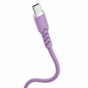 Powerton ENERGY 100W, 1m, silikonowy, violetinė