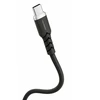 Powerton ENERGY DARK EDITION USB-C laidas, 60 W, 1 m, silikoninis, juodas