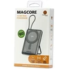 „Powerton ENERGY MAGCORE“ belaidis magnetinis išorinis akumuliatorius 10000mAh, 1x USB-C, 22,5 W, integruotas USB-C laidas, sidabrinis