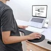 Laikiklis „Powerton ERGO AXISI“ ergonomiškas porankis, putplasčio porankis, juodas