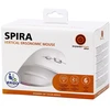 Powerton ERGO SPIRA Bevielė pelė, balta ir-pilka, 3200DPI