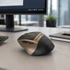 Powerton LIFE FLIXO Bevielė pelė, juoda-auksinė, 1600DPI