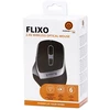 Powerton LIFE FLIXO Bevielė pelė, juoda-sidabrinė, 1600DPI