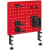 Powerton ERGO PEGBOARD Organizer na biurko gamingowe, raudona