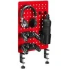 Powerton ERGO PEGBOARD Organizer na biurko gamingowe, raudona