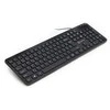 Powerton LIFE SLIM Klaviatūra su laidu (USB) CZ/SK, juoda