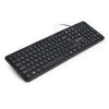 Powerton LIFE SLIM Klaviatūra su laidu (USB) US, juoda