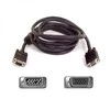 Vaizdo kabelių VGA (D-Sub) (M) - VGA (D-sub) (F) prailginimo kabelis, 2 m, rutulinis, su logotipu, lizdinė pakuotė, EOL