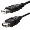 Lama Plus USB prailginimo kabelis (2.0), USB A M - USB A F, 3m, juodas, EOL