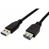 Lama Plus USB ilgintuvas (3.0), USB A M - USB A F, 1.8m, juoda
