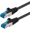 Neutralle Patchcord LAN S/FTP jungiamasis laidas, Cat.6a, RJ45 M - RJ45 M, 50 m, dvigubai ekranuotas, LSOH, juodas, 10 Gb/s ekonomiškas